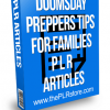 doomsday preppers tips for families plr articles
