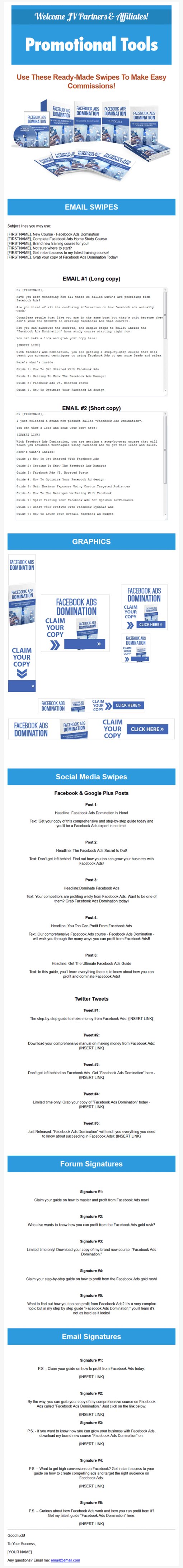 Facebook Ads Domination Ebook and Videos MRR | The PLR Store
