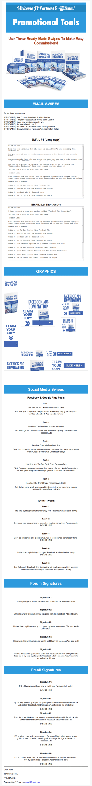 facebook ads domination ebook and videos