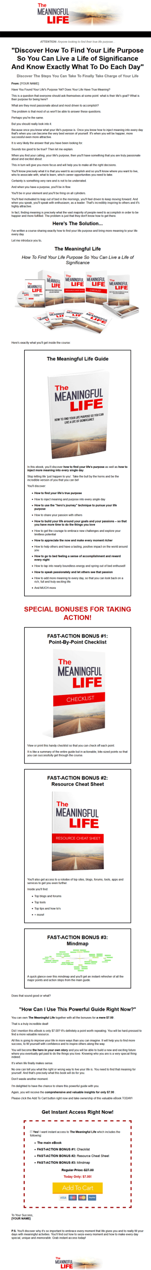 Meaningful Life Ebook and Videos with Master Resale Rights - Image 2