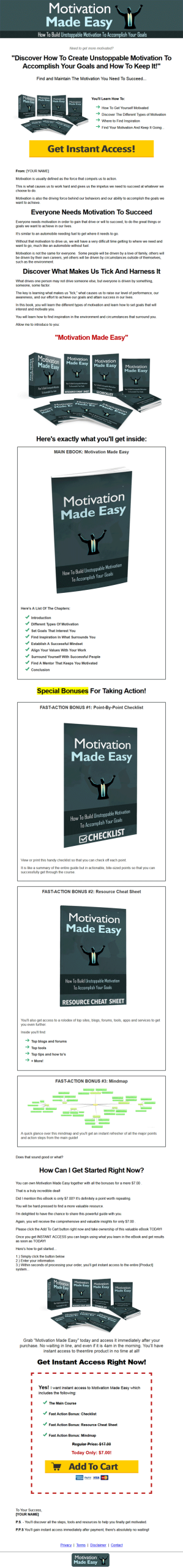 motivation made easy lead generation mrr