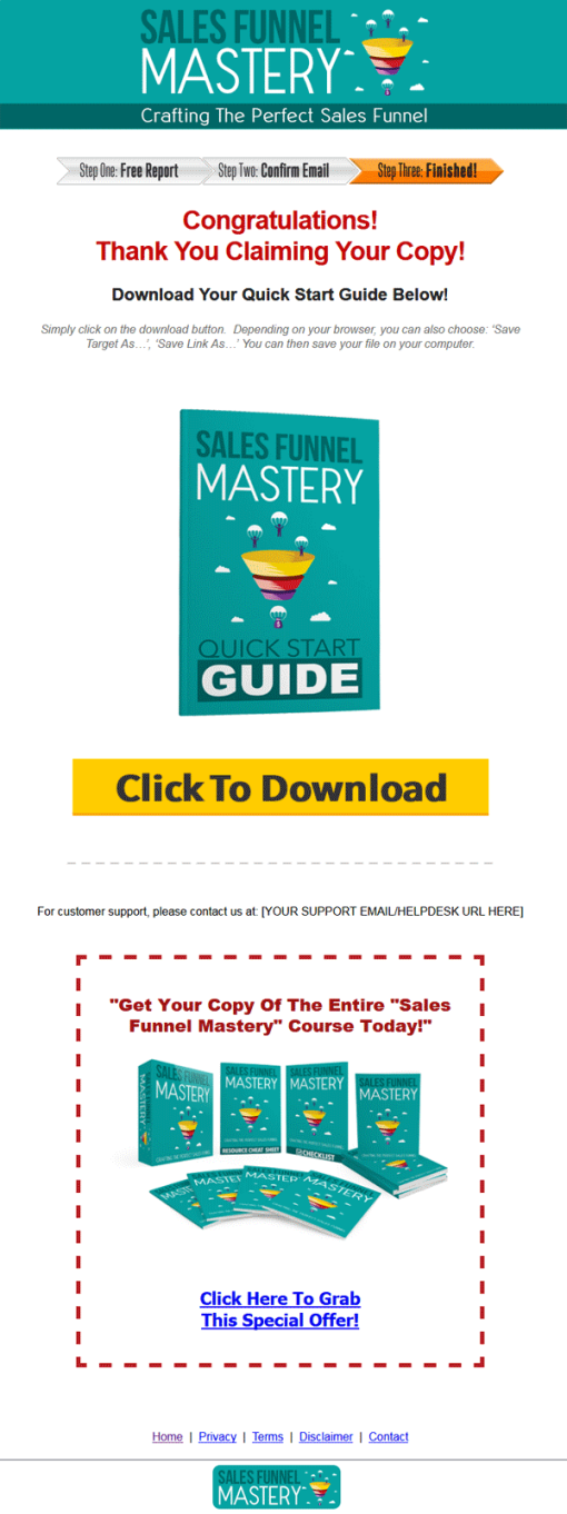 Sales Funnel Mastery Lead Generation Package MRR | The PLR Store