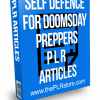 self defense for doomsday preppers plr articles