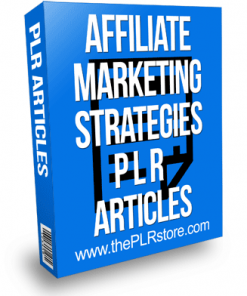 affiliate marketing strategies plr articles