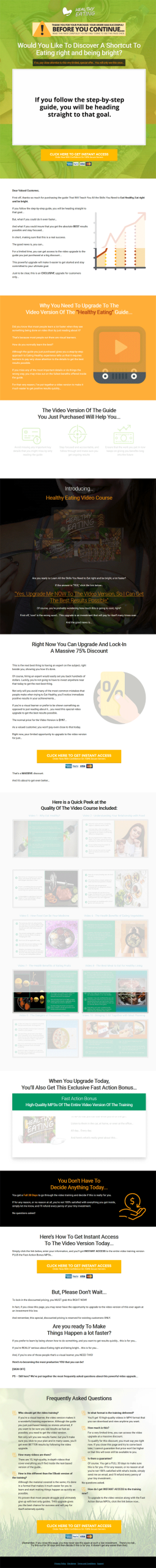 Healthy Eating Guide Ebook and Videos MRR