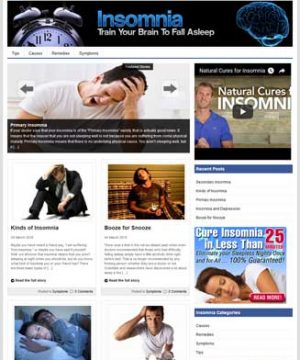 Insomnia PLR Website