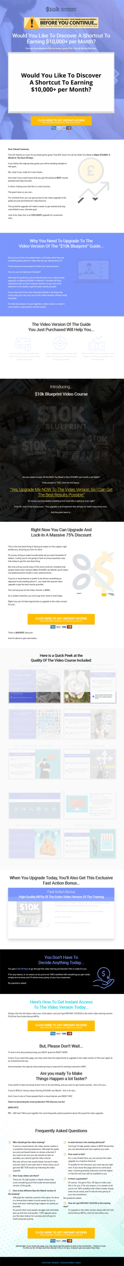 10k Blueprint Ebook and Videos with Master Resale Rights - Image 4