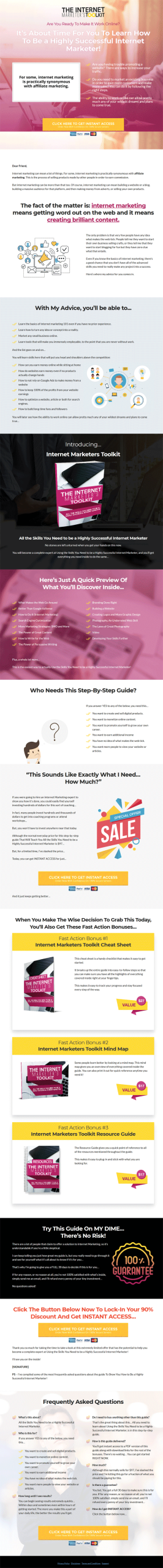 Internet Marketers Toolkit Ebook and Videos MRR - Image 2