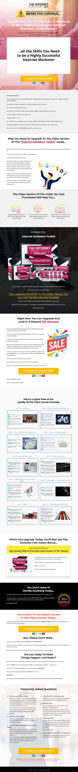 Internet Marketers Toolkit Ebook and Videos MRR
