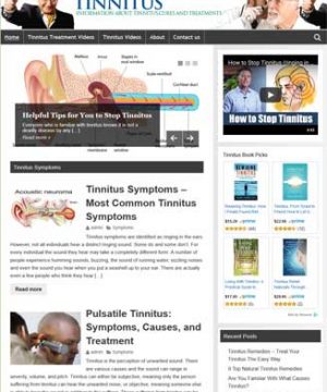 Tinnitus PLR Website