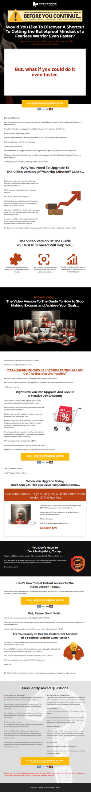 Warrior Mindset Ebook and Videos with Master Resale Rights - Image 4