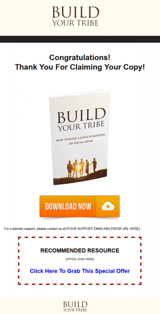 Build Your Social Media Tribe Ebook MRR