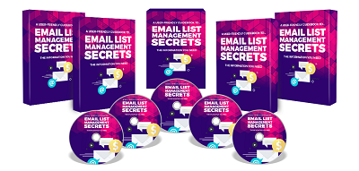 Email List Management PLR Ebook and Audio