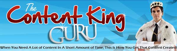 Content King Guru PLR Ebook