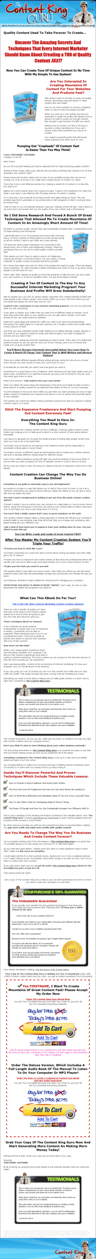 Content King Guru PLR Ebook - Image 2