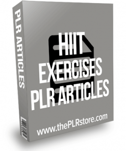 HIIT Exercises PLR Articles