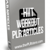 HIIT Workout PLR articles