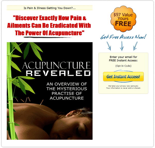 Acupuncture Ebook Package with Master Resale Rights