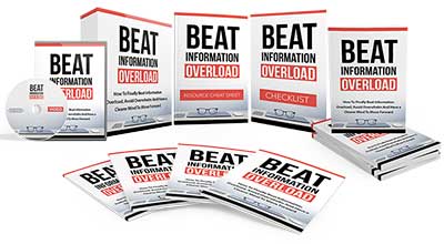 Beat Information Overload Ebook and Videos MRR