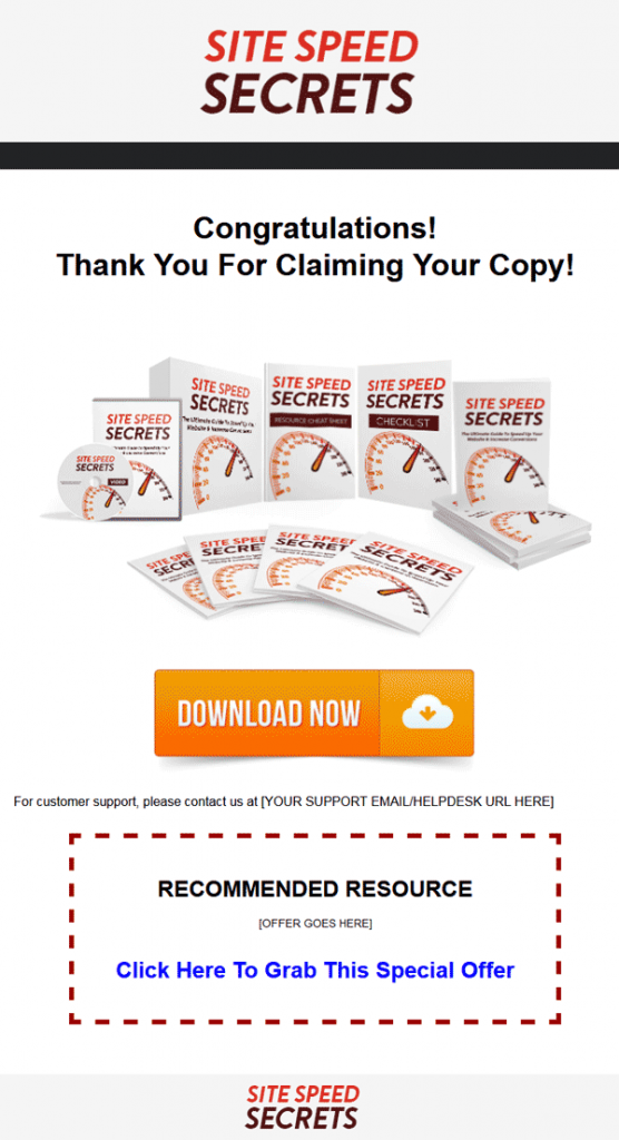 Site Speed Secrets Ebook and Videos with Master Resale Rights