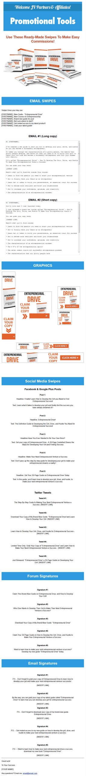 Entrepreneurial Drive Ebook and Videos MRR - Image 7
