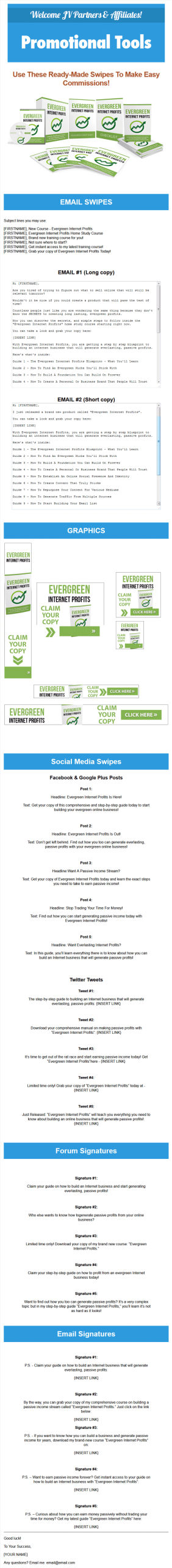 Evergreen Internet Profits Ebook and Videos MRR - Image 7
