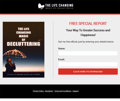 Life Changing Magic of Decluttering Ebook and Videos MRR | The PLR Store