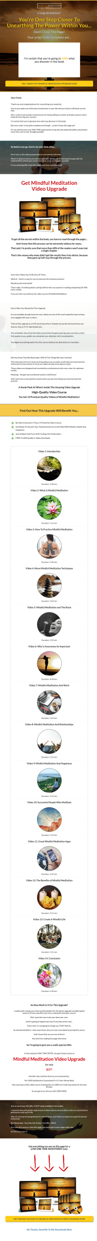 Mindful Meditation Master Ebook and Videos MRR - Image 4