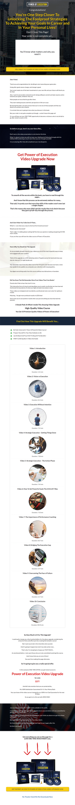 Power Of Execution Ebook and Videos with Master Resale Rights - Image 4
