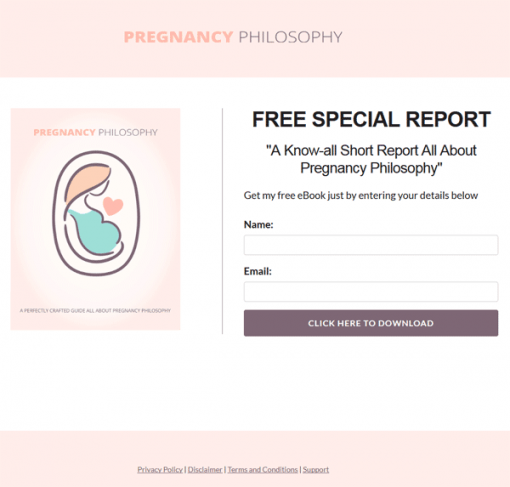 Pregnancy Philosophy PLR Report