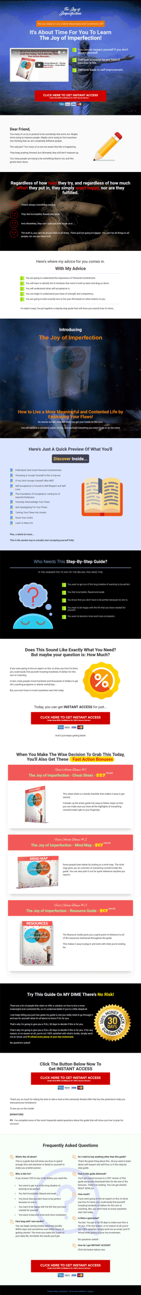 Joy Of Imperfection Ebook and Videos MRR - Image 2
