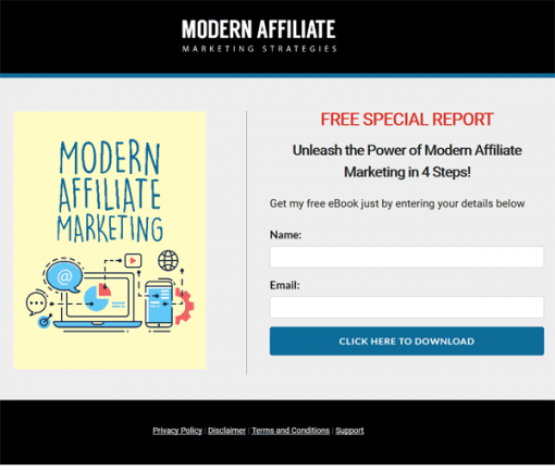 Modern Affiliate Marketing Ebook and Videos MRR