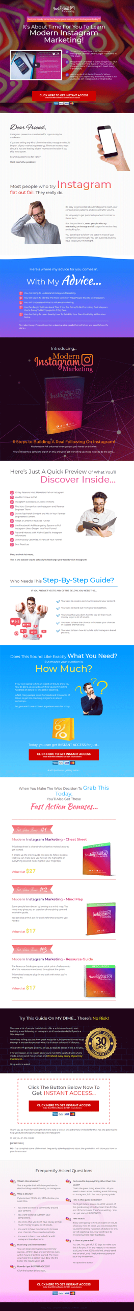 Modern Instagram Marketing Ebook and Videos MRR - Image 2