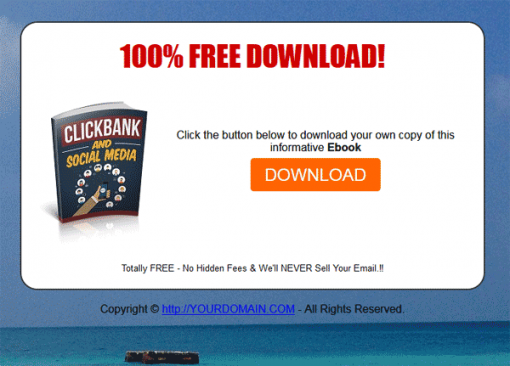 Clickbank and Social Media Ebook MRR