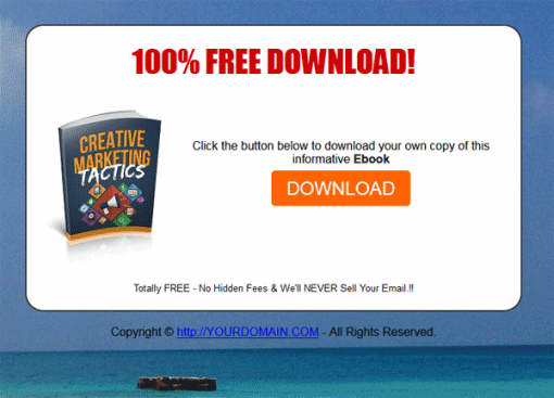 Creative Marketing Tactics Ebook MRR