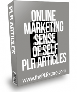 Online Marketing Sense of Self PLR Articles