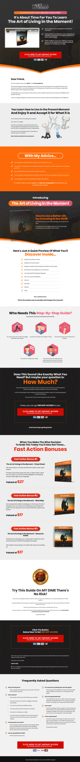 Art Of Living In The Moment Ebook and Videos MRR - Image 2
