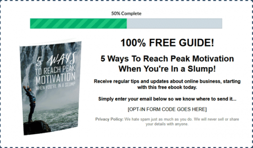 Get Motivated For Success Ebook MRR