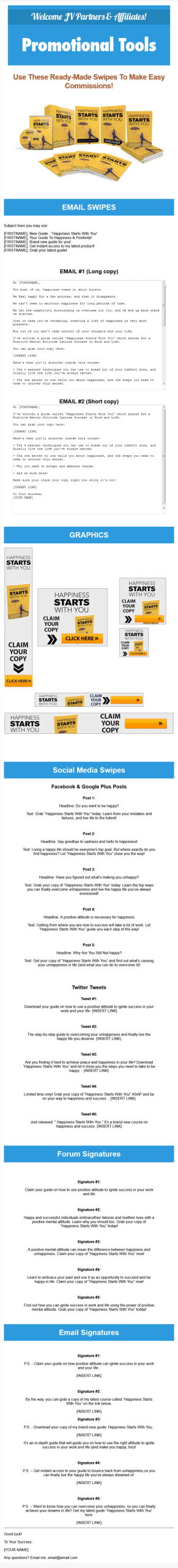Happiness Starts With You Ebook and Videos MRR - Image 7