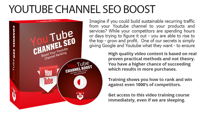 Youtube Channel SEO Videos with Master Resale Rights