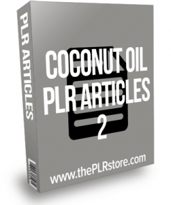 Coconut Oil PLR Articles 2