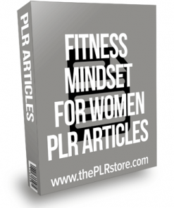 Fitness Mindset For Women PLR Articles