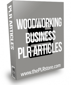 Woodworking Business PLR Articles