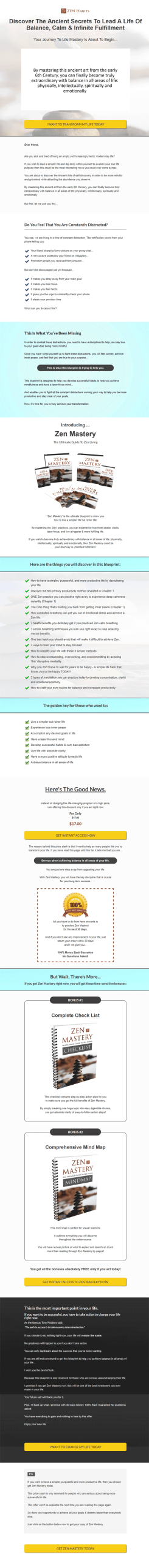 Zen Mastery Ebook and Videos with Master Resale Rights - Image 2