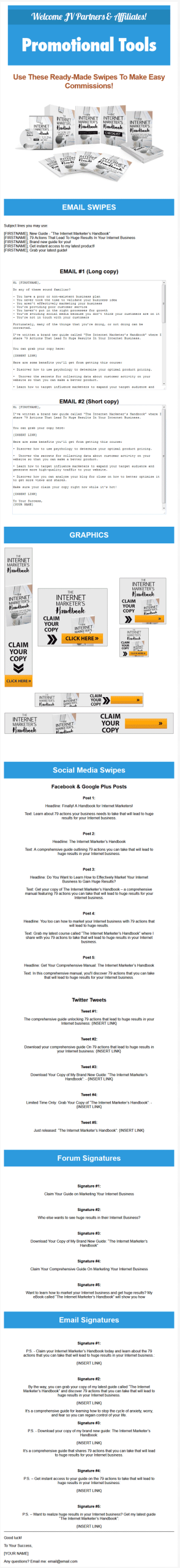 Internet Marketers Handbook Ebook and Videos MRR - Image 6