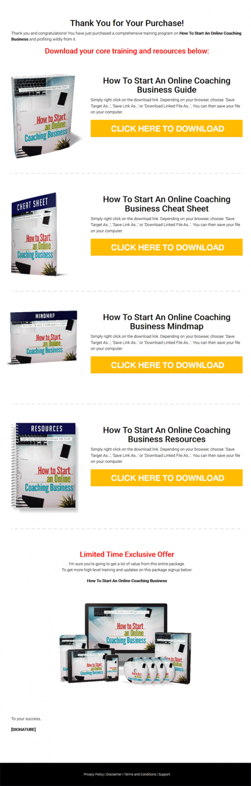 Start An Online Coaching Business Ebook and Videos MRR