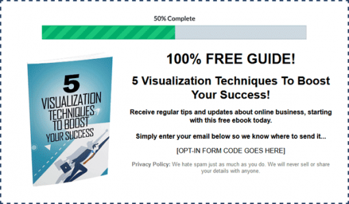 Success Visualization Ebook with Master Resale Rights