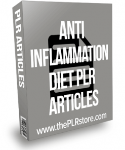 Anti Inflammation Diet PLR Articles