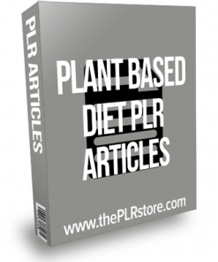 Plant Based Diet PLR Articles