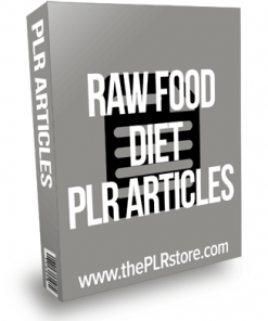 Raw Food Diet PLR Articles